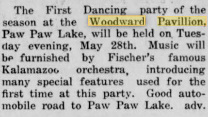 Woodward Pavillion (Woodwards Pavilion) - May 24 1918
